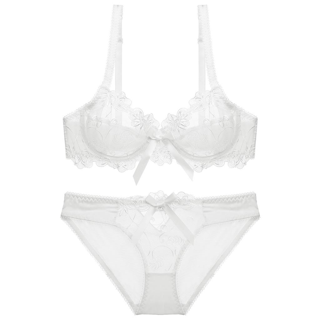 Ультратонкий кружевной сексуальный сетчатый бюстгальтер большого размера, полностью прозрачный, сексуальное женское белье