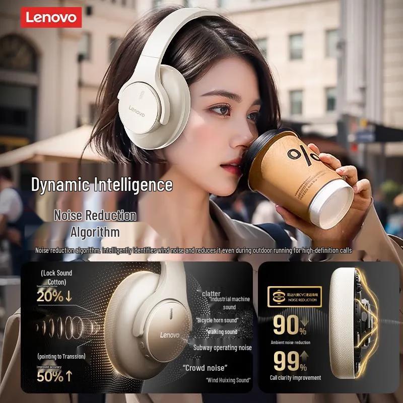 Lenovo EH150 Wireless Noise-Cancelling Bluetooth Headphones