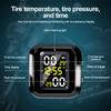 Беспроводной ЖК-дисплей Мотоциклетный TPMS Тестер температуры шин с 2 внешними датчиками Беспроводной детектор давления в шинах мотоцикла
