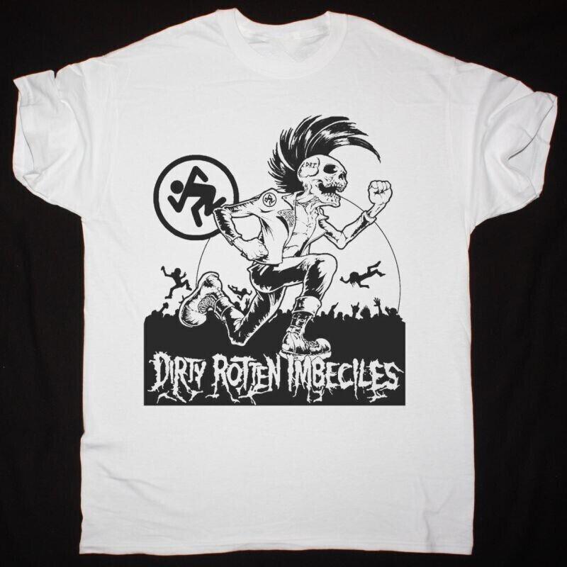 Новая футболка группы D R I Dirty Rotten Imbeciles Белая S 5XL