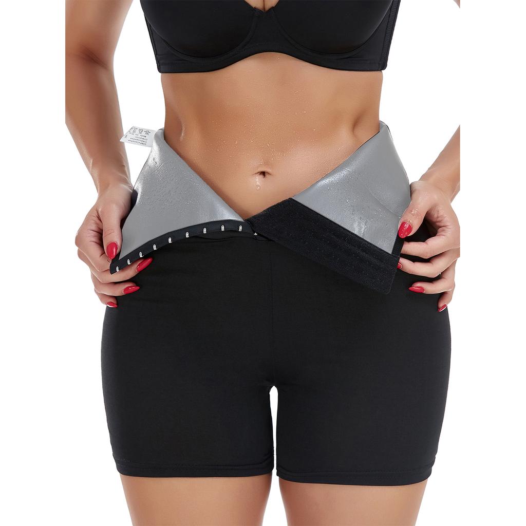 Sweat Shapewear Shorts Pants Thigh Slim Suit Waist Trainer Control Leggings Pants Compression Shaperwear Tummy Control Tights