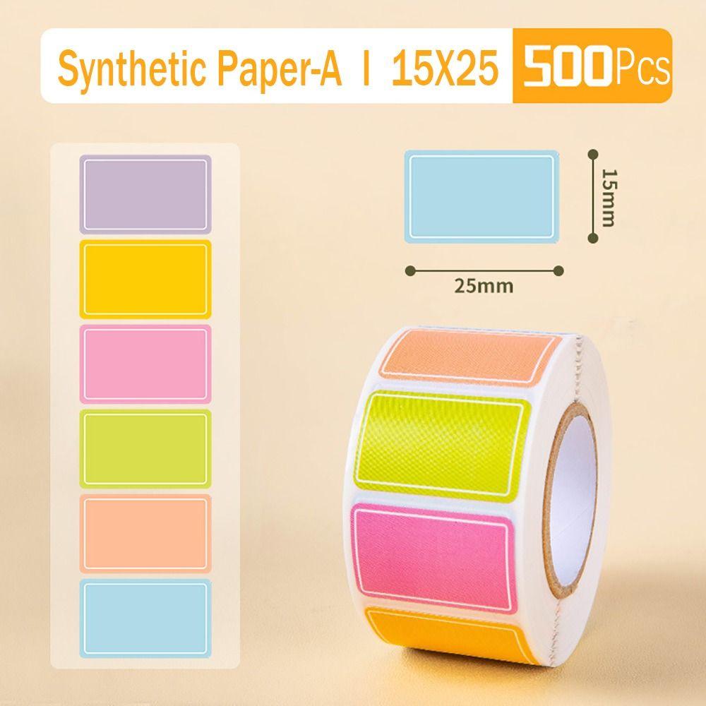 Waterproof Label Stickers Self-adhesive Tag Sticker Portable Writable Sticker