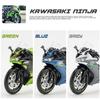 1/12 Kawasaki NIJIA ZX6R мотоцикл игрушечная модель легкосплавного автомобиля переднее колесо левое правое рулевое колесо подвеска транспортное средство детский подарок