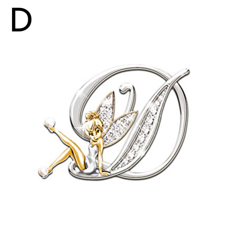 1PC Fashion Brooches Alphabet A-Z Corsage Handmade Gift Exquisite Jewelry Accessories KTY