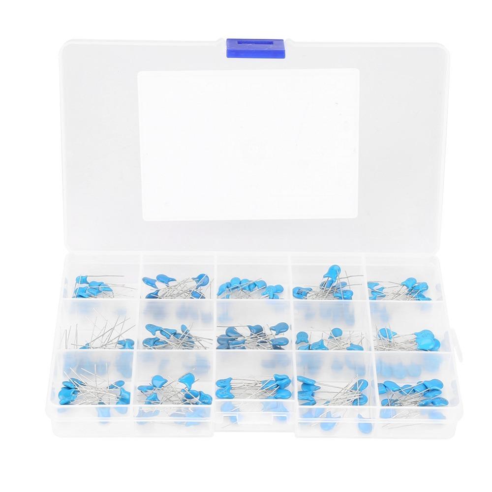 180PCS 1kV Capacitors Assortment Kit 100PF-10000PF Capacitor Kit Wide Applications