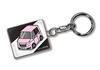 MKJP Custom Keychain Toyota bB QNC20 Base: Черный цвет автомобиля: розовый
