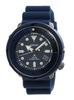 SEIKO Prospex Street Sports Solar Diver 200M Watch with Blue Dial and Silicone Band Men's (SNE533P1)
