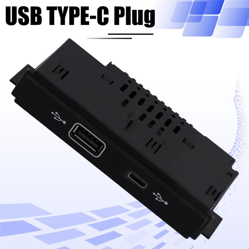 30D035736 Car Front Console USB Ports for VW Tiguan MK2 Viloran USB TYPE-C Plug