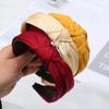 Цветной узел головной убор аксессуары для волос широкая сторона для женщин девушки волосы волосы повязка на голову обруч для волос повязка на голову