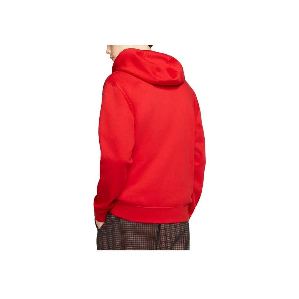 Nike Спортивная куртка с капюшоном и молнией Club Fleece с длинным рукавом Мужские куртки Университетский красный BV2646-657