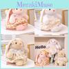 Flower Skirt Wear Rabbit Plush Toy Cute Animal Stuffed Doll Kids Birthday Gift