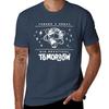 Great, Big, Beautiful Tomorrow (white And Navy) T-shirt Essential T Shirt T Shirts Cotton 100% T Shirt Custom Print T-shirt