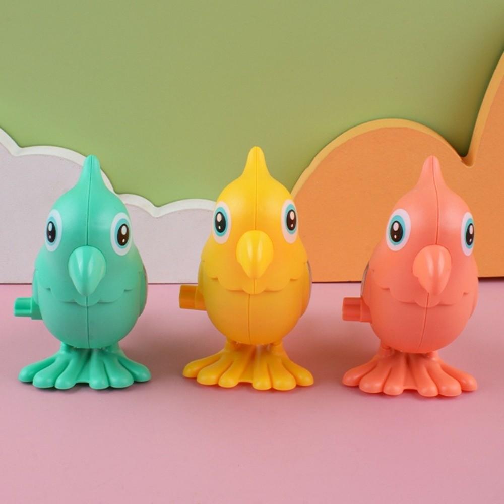 2pcs Entertainment Feature Wind-up Parrot Toy No Battery Needed Kids Parrot Toy Gift Giving
