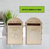 Wedding Card Solid Pine Royal Mail Style Exquisite Retro Personalized Post Box Wooden Name Card Box