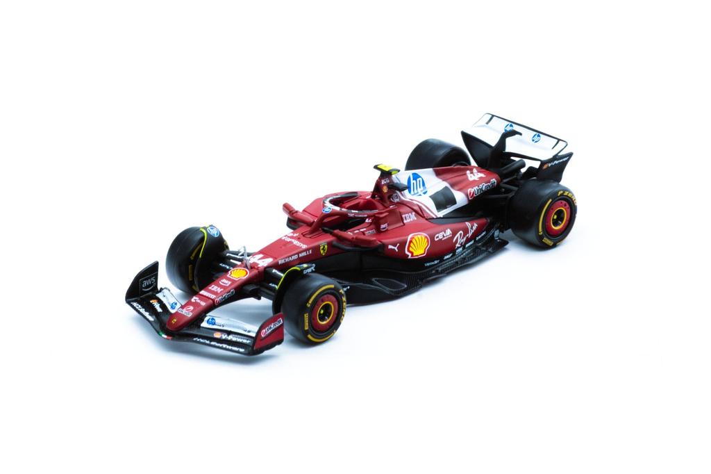 Bburago Модель 2025 года F1 Scuderia Ferrari Льюис Хэмилтон 2025 Сезонный Автомобиль Гонночный Спортивный Автомобиль Миниатюрная Литая Модель Готовый Продукт 1/43 #44 / 18-36853