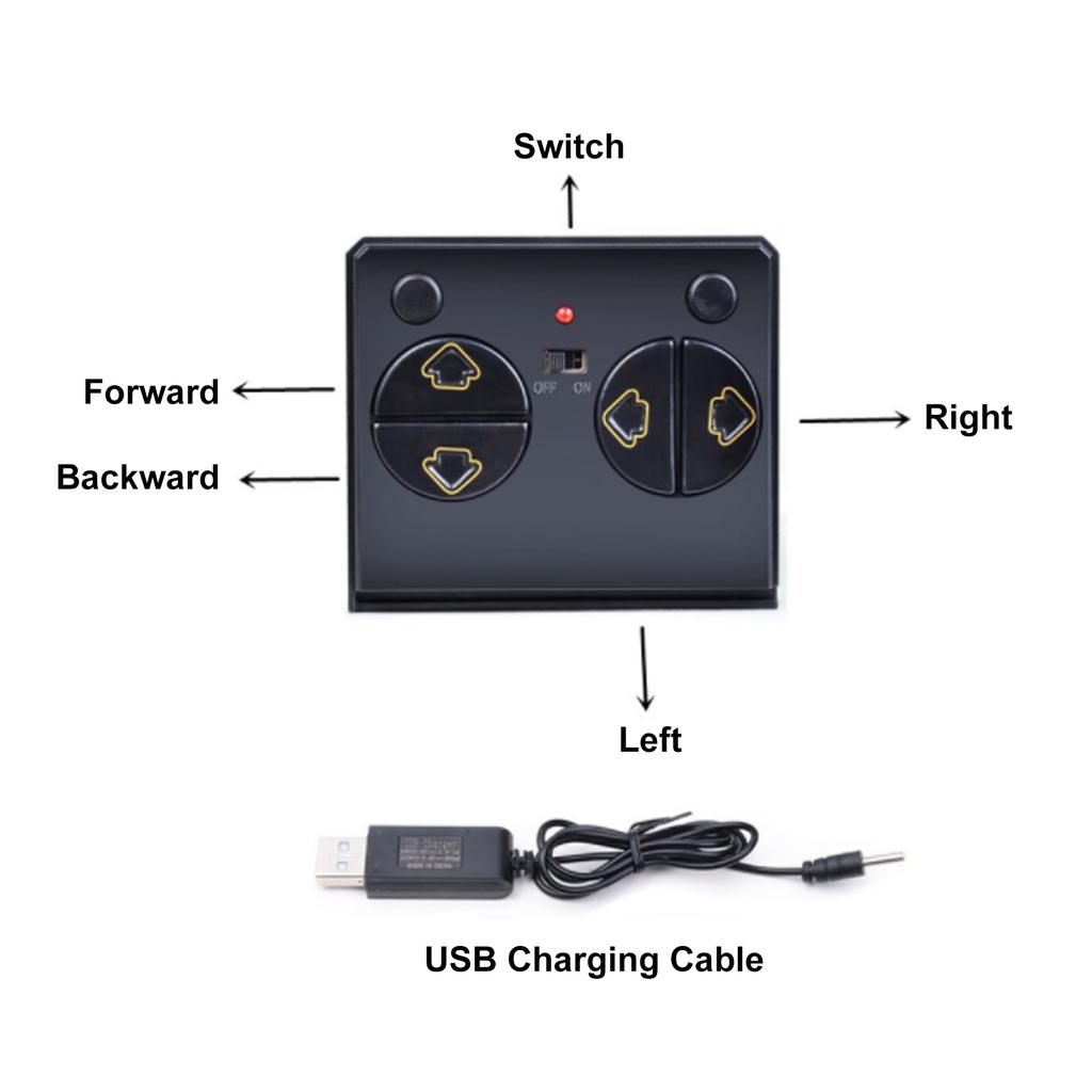 Лодка с дистанционным управлением, 2,4 ГГц, вперед, назад, влево/вправо, судно на воздушной подушке с дистанционным управлением