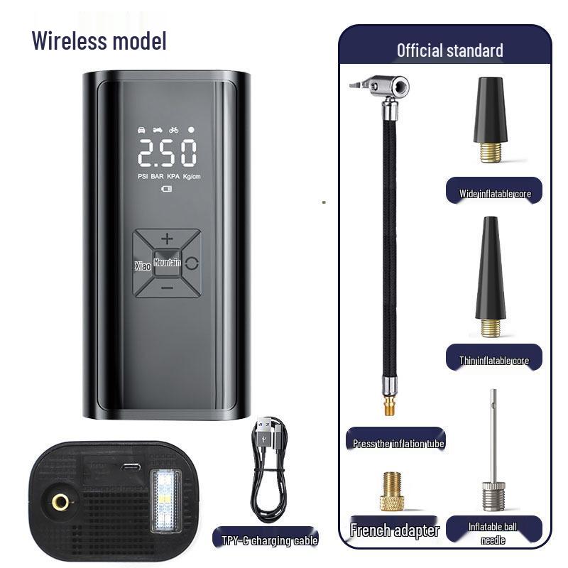 Портативный беспроводной цифровой дисплей умный насос для накачивания шин