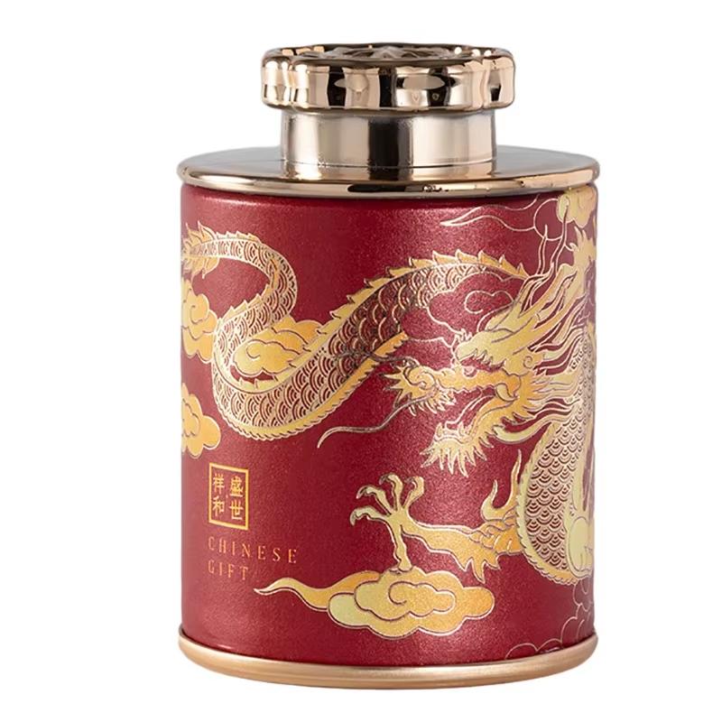 1/3 шт. Dragon Solid Mini пустая жестяная банка для чая, бытовая герметичная банка, портативная дорожная маленькая упаковочная коробка для чая, бумажная банка для хранения