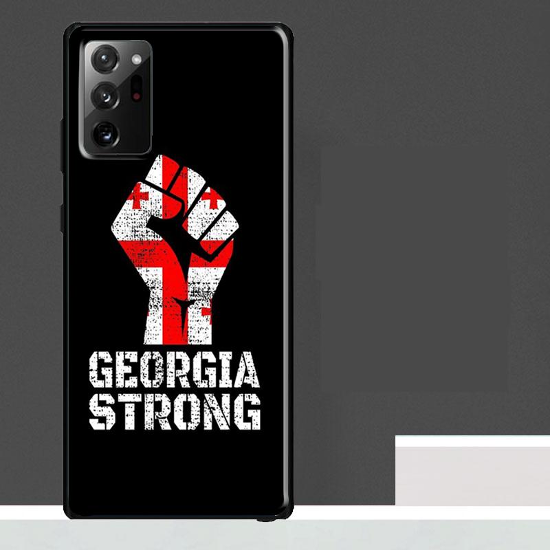 Чехол с флагом Грузии для Samsung Galaxy S23 S24 S25 Ultra S9 S10 S20 S21 S22 Plus S23 FE S25 FE Защитная крышка для телефона