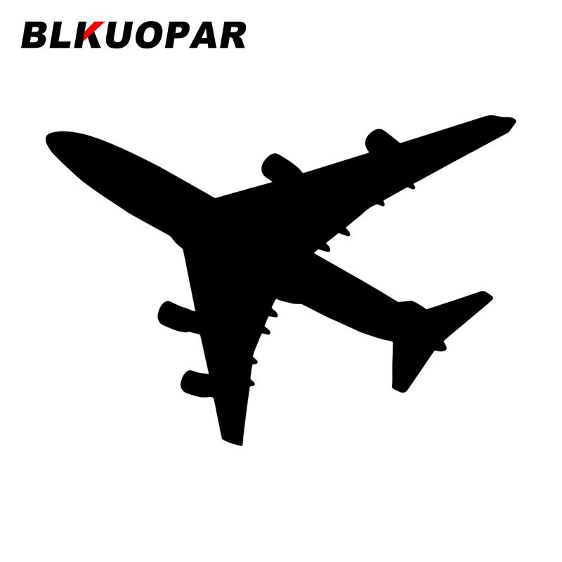 BLKUOPAR for Aircraft Car Stickers Fashionable Personality Decals Simple Refrigerator Windshield Decor Car Door Protector