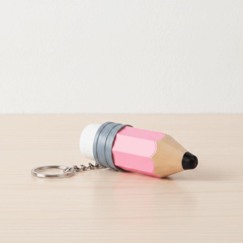 Creative Finger Button Pendant Pencil Shape Finger Button Toys Bag Pendant