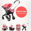 Effortless Baby Strolling,4-in-1 Foldable Stroller For Use In Shopping Malls,Supermarkets,And Outdoors,Thanksgiving,Christmas,New Year Gift