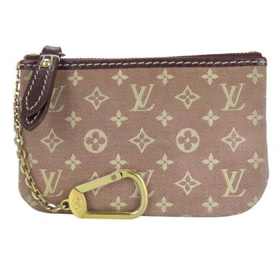 Б/у Кошелек для монет Pochette Cre M62996 Monogram Идеальный sepia Коричневый С брелоком