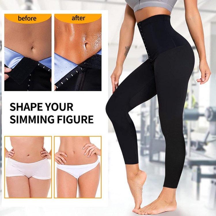 Женские термошорты для похудения, леггинсы для тренировок с контролем живота, бодишейпер, тренировочные брюки для сауны