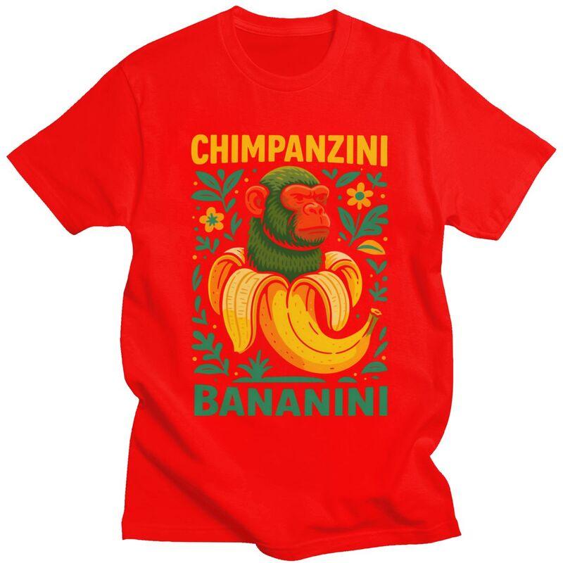 Bananini Italian Brainrot Memes T Shirt Men Women ShortSleeve Tshirt Graphic Tee Tops Pure Cotton Loose Oversized Clothing