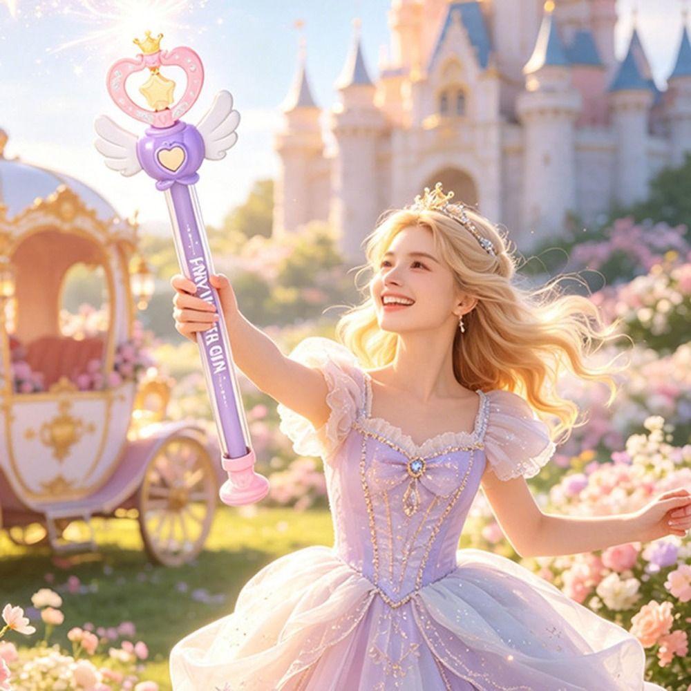 Heart Decoration Spray Water Winged Wand Shape Fairy Water Toy Pool Party