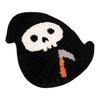 Yousheng Halloween Door Mat Unwelcome Bat Doormat Gothic Skull Ghost Rug for Front Door Entrance Decoration Housewarming Gift