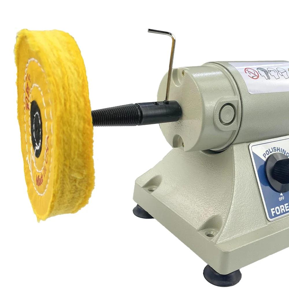 Буфер для полировки ювелирных изделий, настольный буфер для полировки с аксессуарами, многофункциональный электрический токарно-шлифовальный станок для DIY ювелирных изделий, дерева, стоматологии
