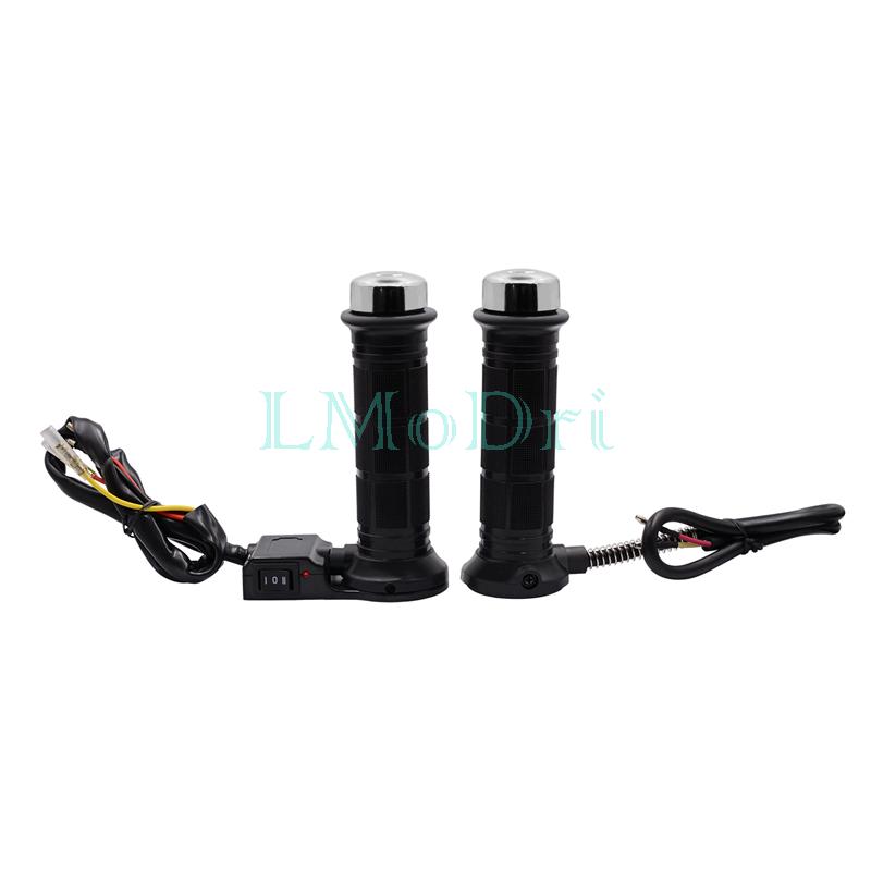 LMoDri универсальная мотоциклетная ручка с подогревом, ручки с подогревом для мотоцикла, 7/8 дюйма, 22 мм, формованные ручки с подогревом, грелки для рук