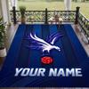 Custom Text Printed Rug Crystal Palace Non Slip Floor Carpet For Home Room Decor