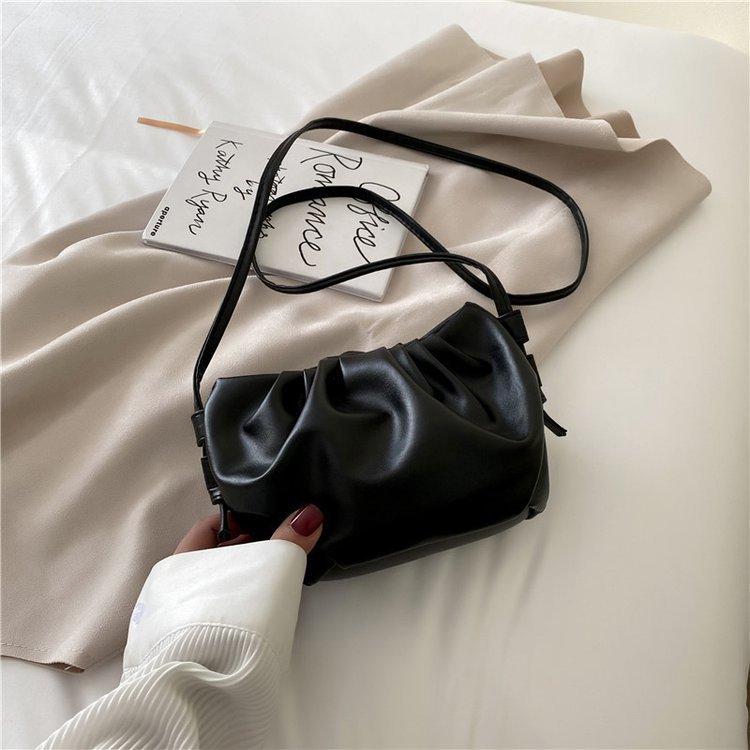 Мягкая женская сумка через плечо из искусственной кожи, маленькие сумки через плечо Cloud для женщин, модные женские сумки, сумки-мессенджеры