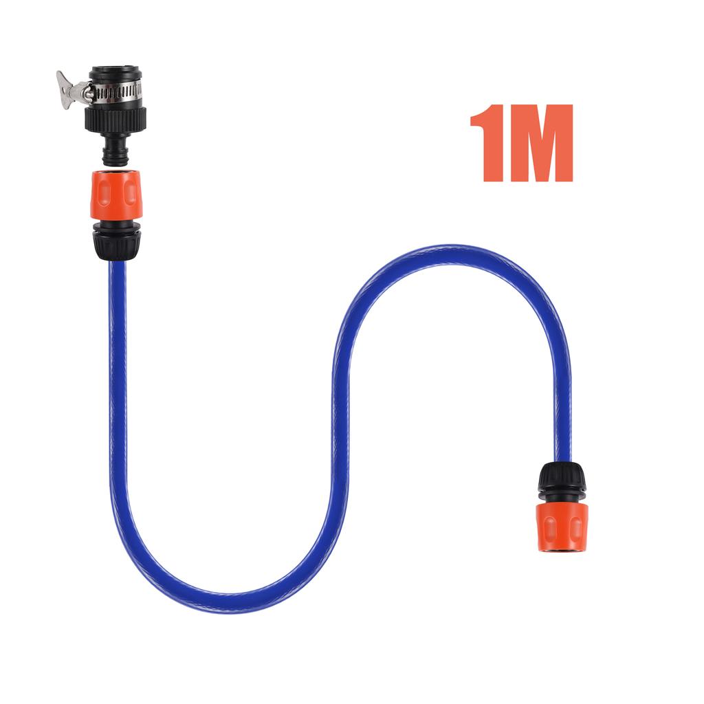 Blue Hose With Quick Connect Faucet Street 16mm PVC Hose Garden Irrigation Lawn Flower Watering Tools Car Wash Hose