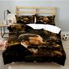 3PCS Football Player Kane  Bedding set,Ideal for1pc Duvet Cover And 2pcs Pillowcases Perfect for Christmas gift,Ideal for Bedroom, Dormitory