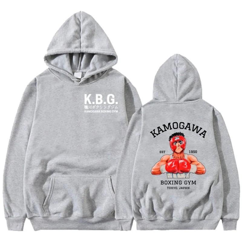 Spring and Autumn New Animation Fashion Printed Boxing Hooded Sweater
