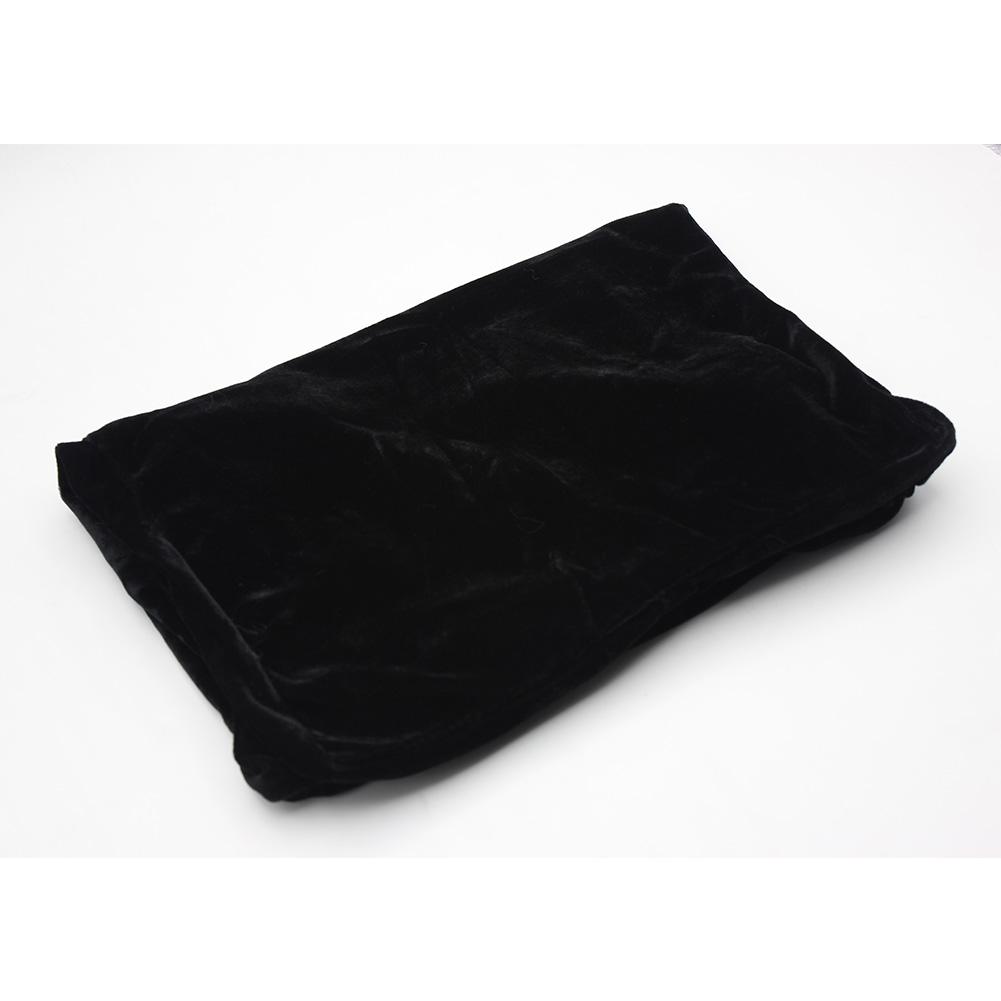 Плюшевый чехол от пыли для стула для пианино, аксессуар для музыкальных инструментов, украшение(черный)