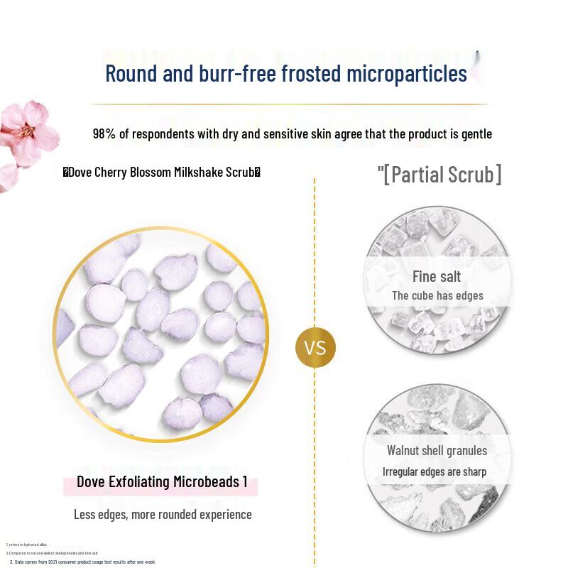 Dove Cherry Blossom Body Scrub Cream 280g