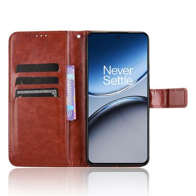 Чехол для OnePlus Nord 4 из ПУ-кожи с текстурой «Crazy Horse», чехол-кошелек для телефона