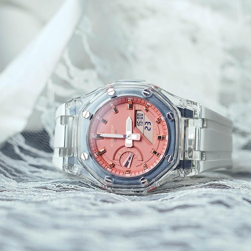 Casio Женские розовые часы GMA-S2100-4A2-