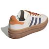 Adidas Gazelle Bold Cream Orb Violet Floral Women Sneakers Cream-White Night-Indigo JQ0955
