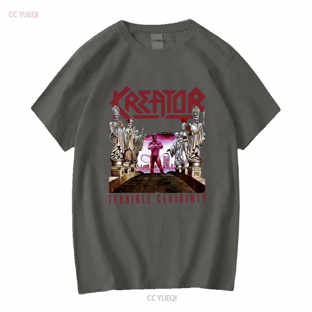 Kreator Terrible Certainty Футболка ОФИЦИАЛЬНАЯ винтажная Стиранная Удобная модная Универсальная унисекс с принтом мужская