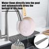 Silicone Drain Pad Faucet Mat Anti-Slip Quick Drying Soap Sink Mat Spill-Proof Countertop Protector Kitchen Utensil Holder