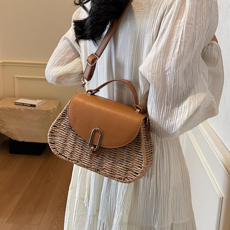 Mori Vintage Woven Bag Женская летняя модная сумка для отдыха на море Сумка через плечо