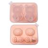 4-Cavity Little Bear Silicone Ice Cube Tray - Easy Release for Beverages & Tea