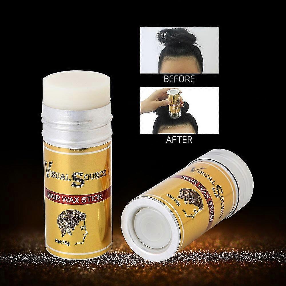 Hair Edge Control Gel Stick Slay Thin Baby Hair Perfect Hair Line Styling Smooth Frizziy Hairs Non Greasy Hair Wax Stick 75g