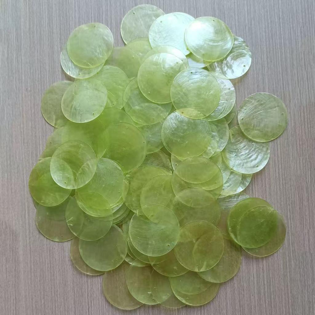 5 см DIY Белый Капиз Ракушка с двумя отверстиями Морская ракушка Массовые ракушки Капиз для декора DIY Музыка ветра и поделки Ювелирные аксессуары