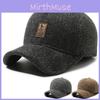 Модная регулируемая мужская бейсболка для зимы с уютным дизайном, закрывающим уши